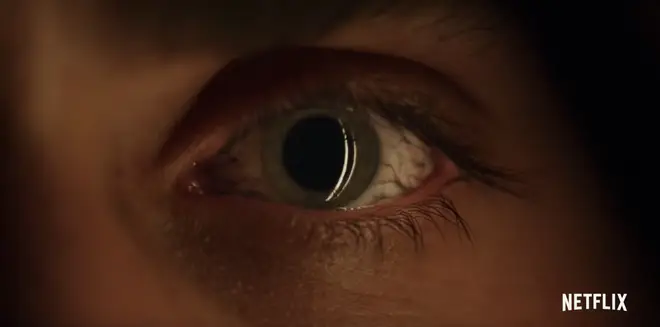 An eye appears in the trailer for Stranger Things 3