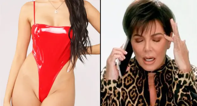 Fashion Nova bodysuit/Kris Jenner on the phone