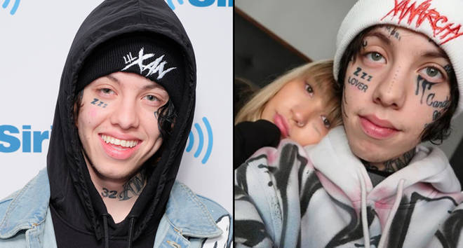 Lil Xan visits the SiriusXM Studios/with Annie Smith