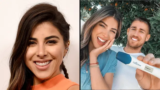 Daniella Monet announces that she is pregnant and is hoping for a baby boy
