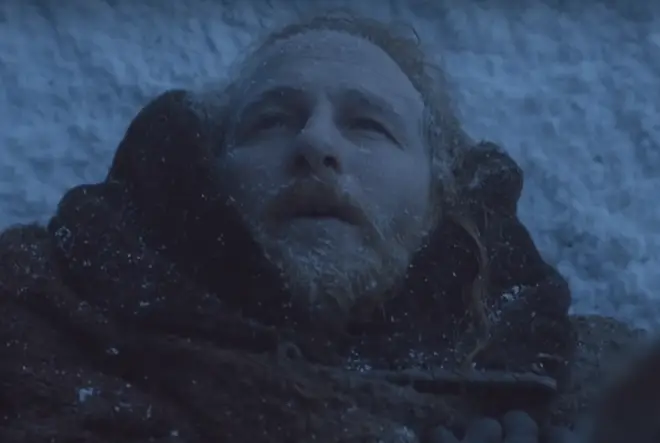 Thoros of Myr froze to death while helping Jon Snow against the White Walkers