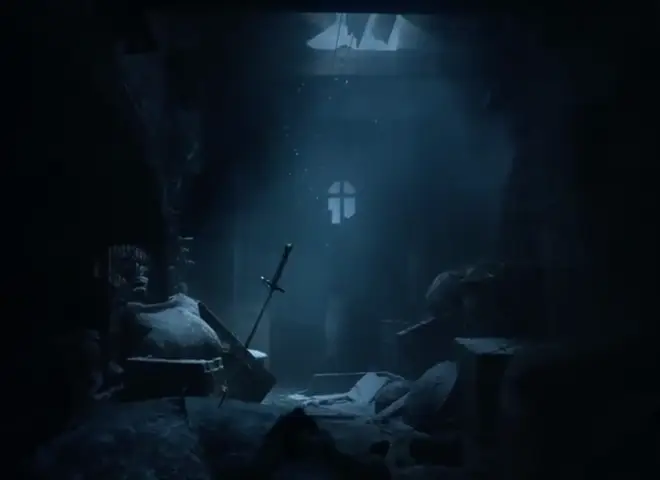 Arya's sword, Needle, is among the abandoned items left at Winterfell in the 'Aftermath' teaser