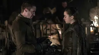 Gendry completed Arya's weapon and handed it to her in the latest episode
