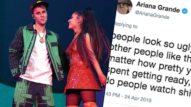 Ariana Grande defends Justin Bieber after Coachella