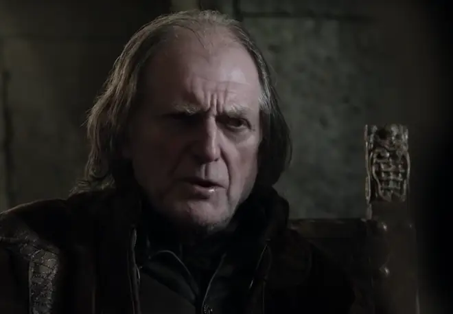 Walder Frey, who killed Arya's mother Caitlyn and brother Robb at the Red Wedding, has brown eyes