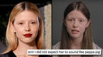 Mia Goth's real voice is breaking the internet