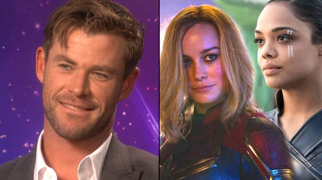 Chris Hemsworth responds to Captain Marvel/Valkyrie romance rumours