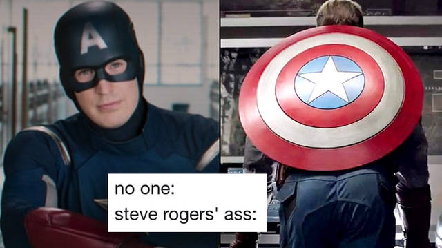 Captain America ass memes are going viral