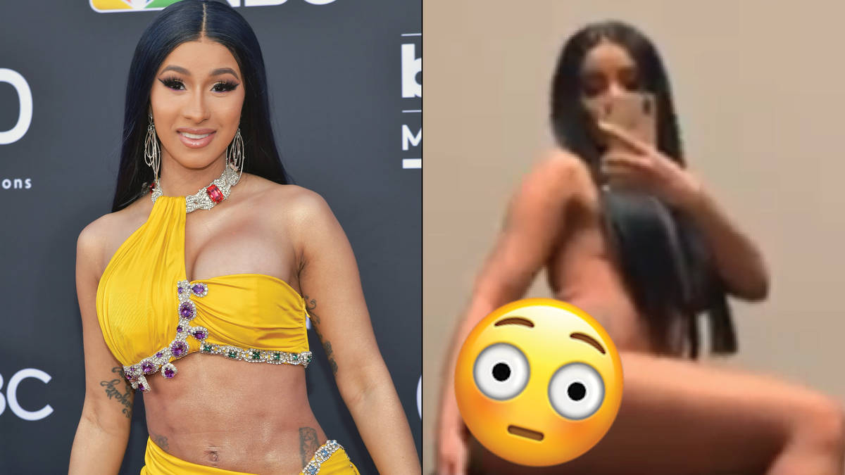 Cardi B shares explicit video after wardrobe malfunction at the Billboard M...