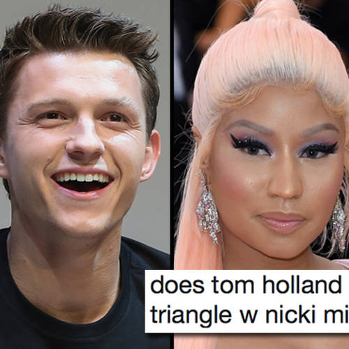 The best Tom Holland, Nicki Minaj and James Charles love triangle memes