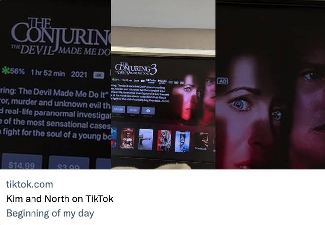 North West reveals his favorite movie is The Conjuring 3 in deleted TikTok