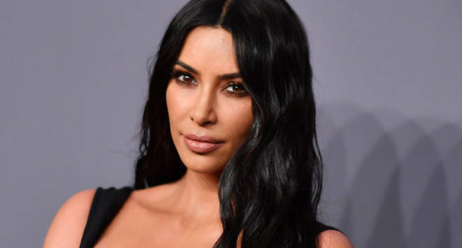 Kim Kardashian West arrives to attend the amfAR Gala New York.