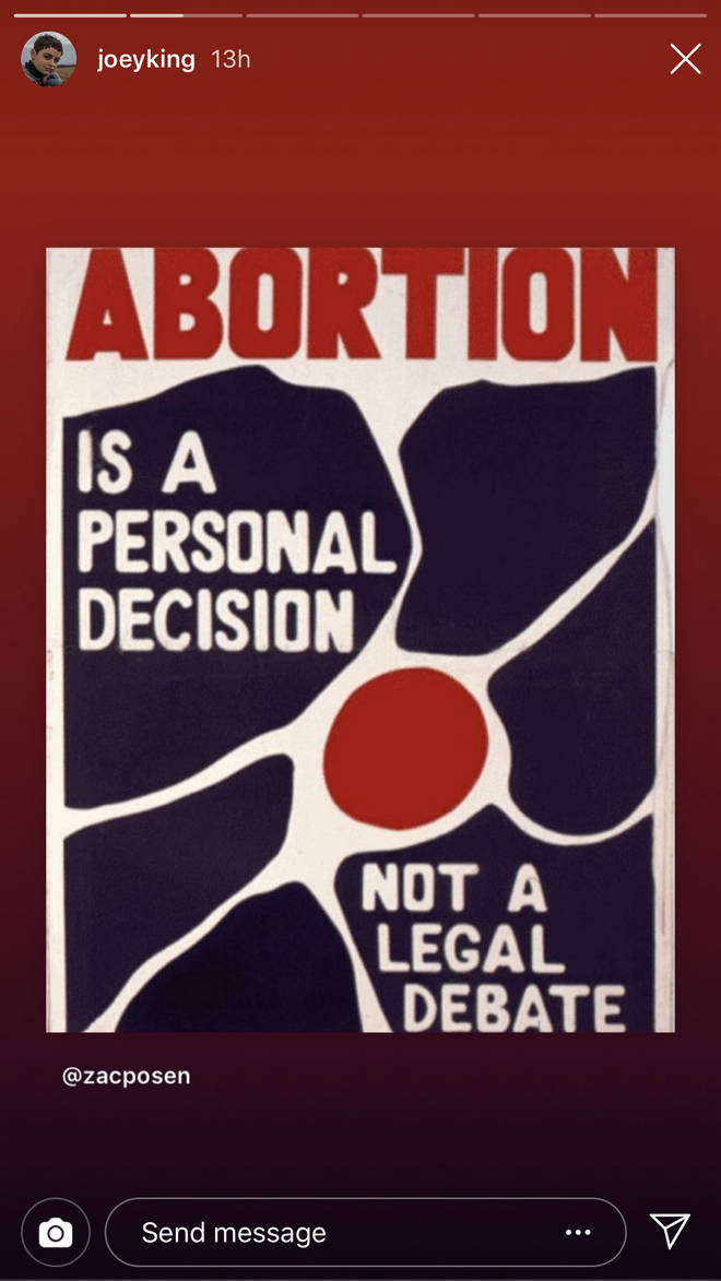 Joey King reacts to Alabama abortion ban