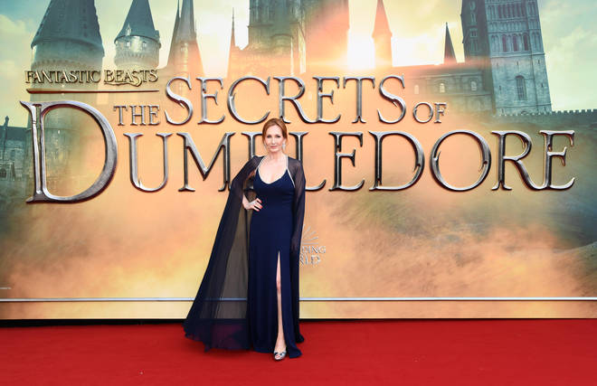 J.K. Rowling at the World Premiere of Fantastic Beasts: The Secrets of Dumbledore in London