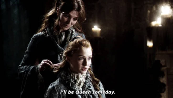 Sansa always dreamed about becoming a queen