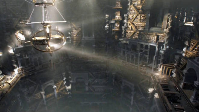 The chandelier in the Citadel library is the same as the astrolabe in the Game of Thrones opening credits