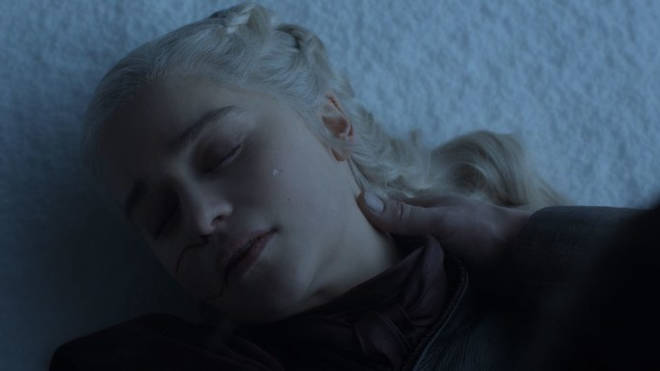 Daenerys was stabbed in the front, while her father, the Mad King, was stabbed in the back