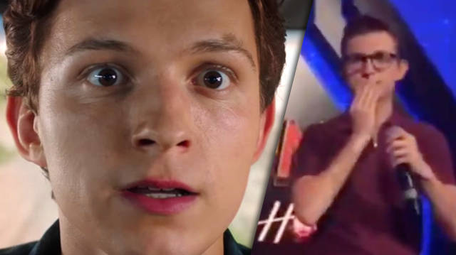 Tom Holland just revealed a Spider-Man spoiler and his reaction was priceless