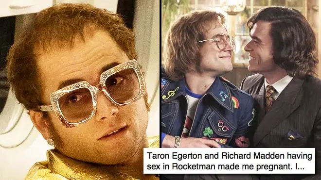 The gay sex scene in Rocketman has inspired the wildest Taron Egerton and Richard Madden thirst tweets