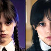 Jenna Ortega doesn't blink as Wednesday in the Netflix series