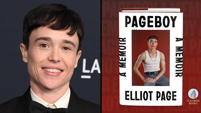 Elliot Page says he finally feels comfortable in front of a camera after unveiling Pageboy: A Memoir cover
