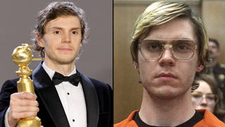 Evan Peters wins Golden Globe for his portrayal of Dahmer