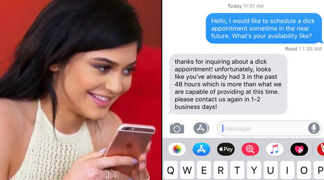 People are texting their boyfriends and asking for a dick appointment