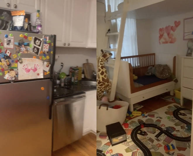 Julia Fox shows off her kitchen and son's bedroom