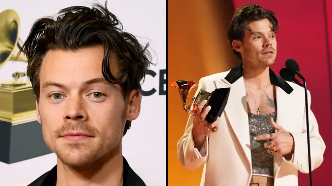 Harry Styles called out over "tone-deaf" Grammys Album of the Year speech