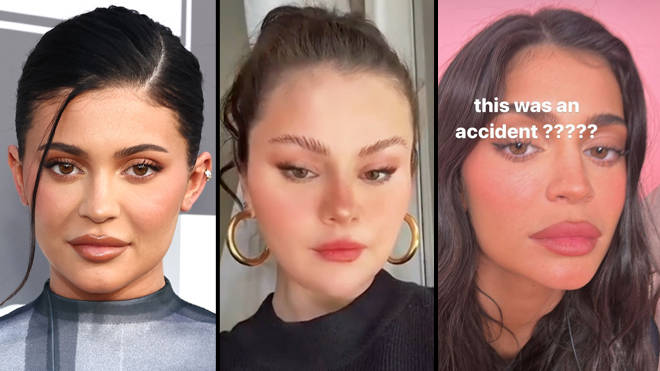Kylie Jenner denies making fun of Selena Gomez’s eyebrows with Hailey Bieber