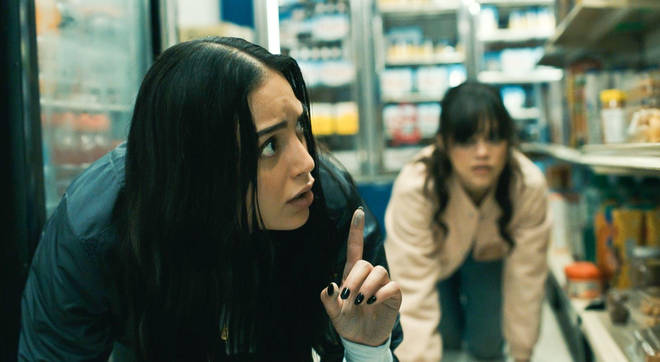 Melissa Barrera and Jenna Ortega in Scream 6
