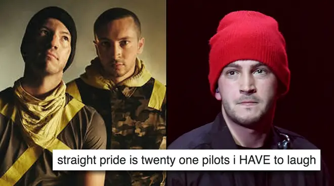 Fans are slamming an article that suggested Twenty One Pilots would play at a Straight Pride parade