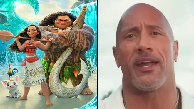 Disney are making a live action Moana with The Rock