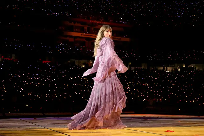 Taylor Swift performs songs from Folklore on the Eras Tour