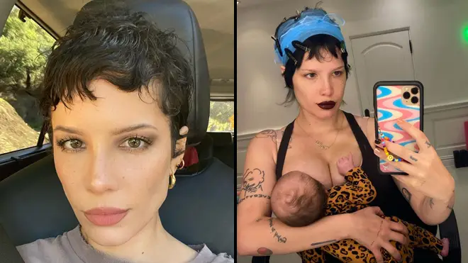 Halsey says they use breast milk as part of their skincare routine
