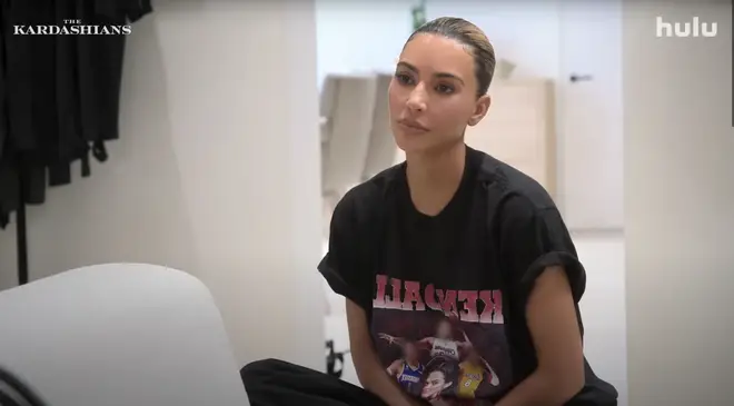 Kim Kardashian wears 'Kendall Starting Five' t-shirt in new Kardashians trailer