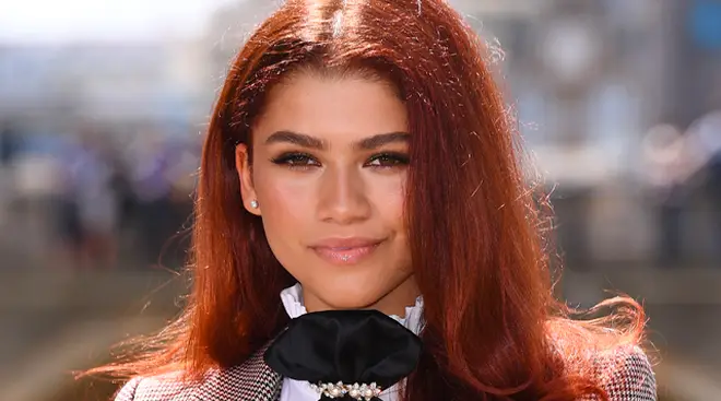 Zendaya shows off her new red hair in London for Spider-Man: Far From Home press