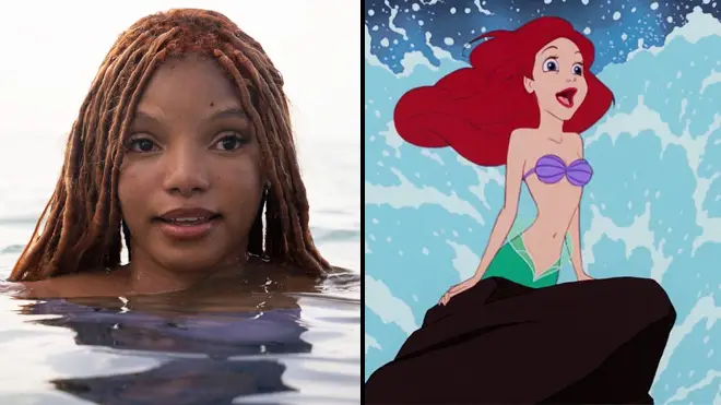 The Little Mermaid&squot;s Halle Bailey almost "broke her neck" filming Ariel&squot;s iconic hair flip