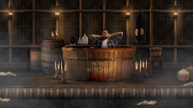 At the end of The Witcher Maze, fans can pose in the iconic bathtub