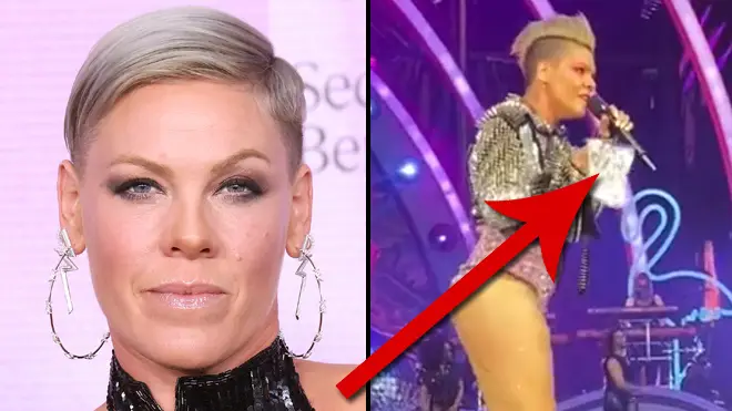 Pink left shocked after fan throws mother's ashes at her on stage