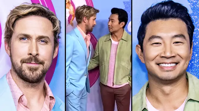 Simu Liu responds to awkward clip of him and Ryan Gosling