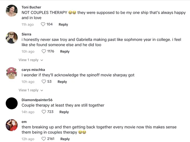 TikTok reactions to where Troy and Gabriella are now