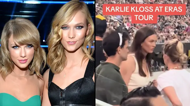 Karlie Kloss spotted at Taylor Swift's Eras Tour and the memes are out of control