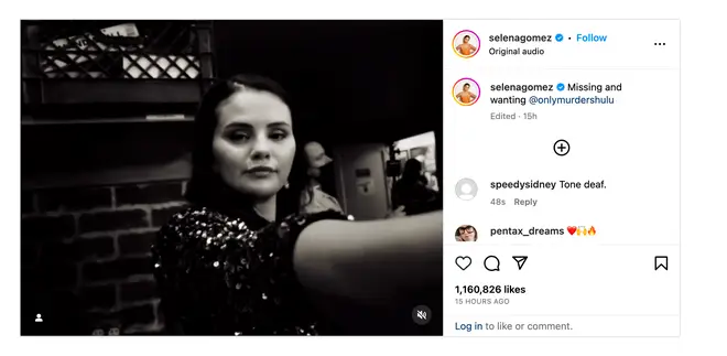 People accused Selena Gomez of being "tone deaf" for sharing the video on Instagram