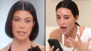 Kim and Kourtney come to blows on explosive phone call in The Kardashian season 4