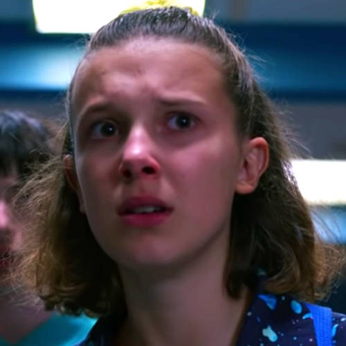 Millie Bobby Brown as Eleven in Stranger Things 3