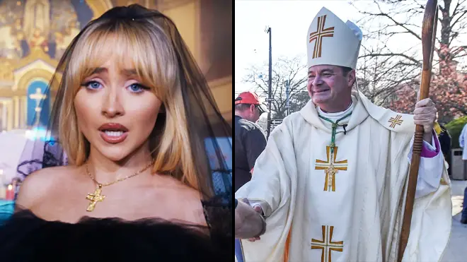 Bishop resanctifies church with holy water due to Sabrina Carpenter's 'Feather' video shoot
