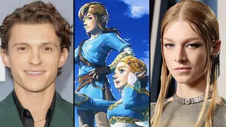 Who will play Zelda and Link in the live-action Zelda movie?