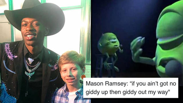 Lil Nas X, Mason Ramsey, Young Thug - 'Old Town Road' remix lyrics with Billy Ray Cyrus