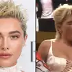 Florence Pugh hit in the face by object at Dune: Part Two press conference
